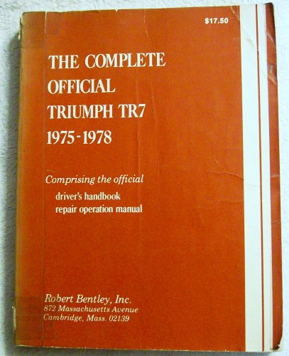 9780837601298: The Complete Official Triumph TR7 1975-1978