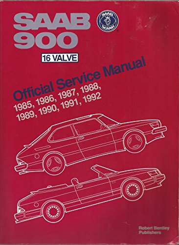 Stock image for Saab 900 16 Valve Official Service Manual, 1985-1992 for sale by HPB-Red