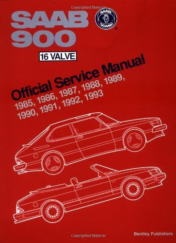 Imagen de archivo de Saab 900 16 Valve Service Manual: 1985-1993/Including All Turbo Spg, and All Convertible (Saab Part No. P/N 02 16 861) a la venta por Front Cover Books