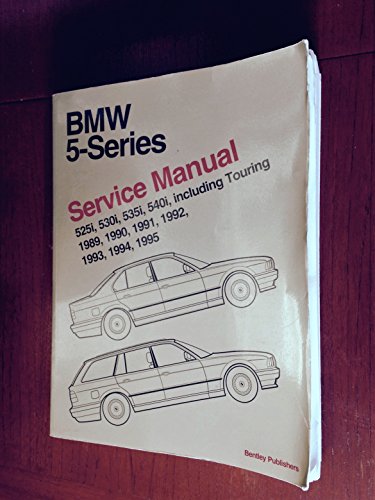 9780837603193: BMW 5 Series Service Manual 1989-95 (E34): 525i, 530i, 535i, 540i Including Touring