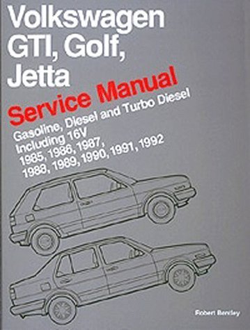 Stock image for Volkswagen Gti, Golf, and Jetta: Service Manual, 1985, 1986, 1987, 1988, 1989, 1990 : Gasoline, Diesel, and Turbo Diesel, Including 16V (Volkswagen service manuals) for sale by Bingo Books 2