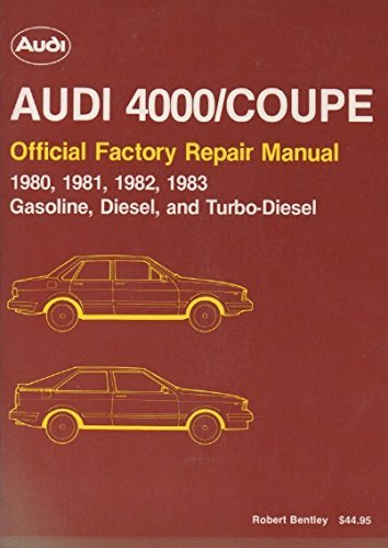 Stock image for Part No. Va43 (Audi 4000 Coupe: Official Factory Repair Manual 1980-83) for sale by WorldofBooks