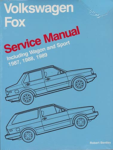 Beispielbild fr Volkswagen Fox Service Manual: 1987, 1988, 1989, Including Wagon and Sport zum Verkauf von ThriftBooks-Atlanta