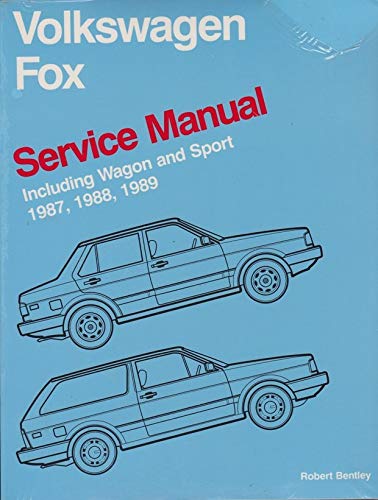 Stock image for Volkswagen Fox Service Manual: 1987, 1988, 1989, Including Wagon and Sport for sale by ThriftBooks-Atlanta