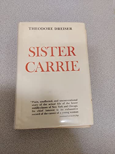 Stock image for Sister Carrie: One of Modern Library's 100 Best Novels for sale by Project HOME Books