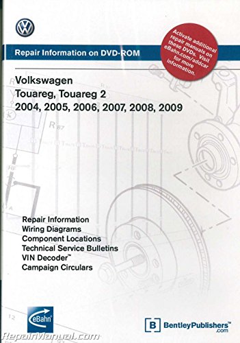 9780837612690: Volkswagen Touareg, Touareg 2 2004, 2005, 2006, 2007, 2008, 2009: Repair Manual on DVD-ROM