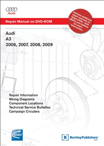 9780837613635: 'Audi A3 2006, 2007, 2008, 2009: Repair Manual on DVD-ROM