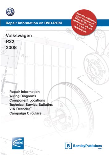 Volkswagen R32 2008: Repair Manual on DVD-ROM (Windows 2000/XP) (9780837615455) by Volkswagen Of America