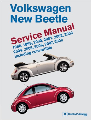 9780837615592: Volkswagen New Beetle: Service Manual : 1998, 1999, 2000, 2001, 2002, 2003, 2004, 2005, 2006, 2007, 2008, Including Convertible