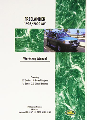 9780837616315: Land Rover Freelander (Lr2) Official Workshop Manual: 1998, 1999, 2000: Covering K Series 1.8 Petrol Engines & L Series 2.0 Diesel Engines