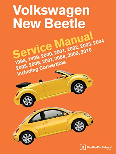 9780837616407: Volkswagen New Beetle Service Manual: 1998, 1999, 2000, 2001, 2002, 2003, 2004, 2005, 2006, 2007, 2008, 2009, 2010: Including Convertible