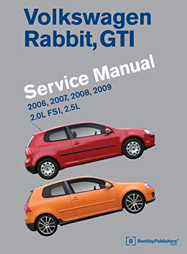 9780837616643: Volkswagen Rabbit, GTI (A5) Service Manual 2006-2009 2.0L FSI 2.5L