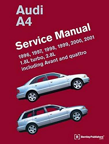 9780837616759: Audi A4 Service Manual 1996-2001: 1.8l Turbo, 2.8l, Including Avant and Quattro