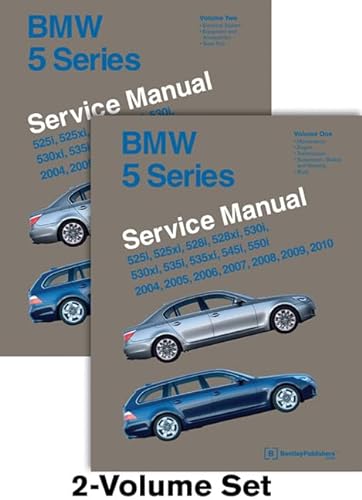 BMW 5 Series (E60, E61) Service Manual: 2004, 2005, 2006, 2007, 2008, 2009, 2010: 525i, 525xi, 528i, 528xi, 530i, 530xi, 535i, 535xi, 545i, 550i (9780837616896) by Bentley Publishers