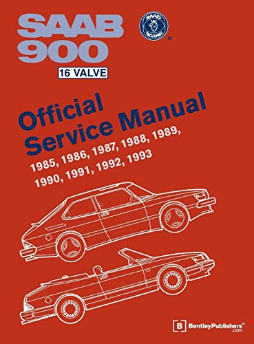 9780837616933: SAAB 900 16 Valve Official Service Manual: 1985-1993