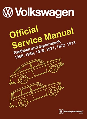 9780837617008: Volkswagen FastBack and Squareback (Type 3) Service Manual: 1968-1973