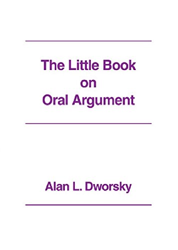 Beispielbild fr The Little Book on Oral Argument zum Verkauf von SecondSale