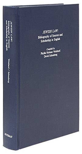 Stock image for Jewish Law: Bibliography of Sources and Scholarship in English for sale by Blue Skye Books