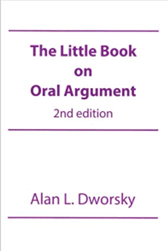 Beispielbild fr Little Book on Oral Argument zum Verkauf von HPB-Diamond