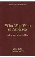 Beispielbild fr Who Was Who in America with World Notables zum Verkauf von Better World Books