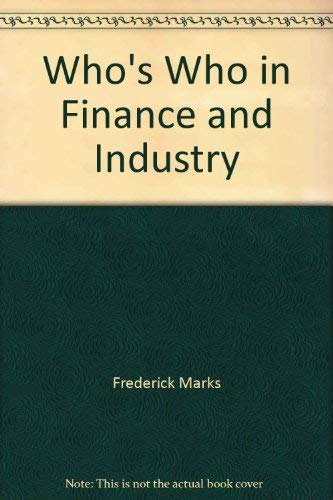 Who's Who in Finance and Industry, 1994-1995