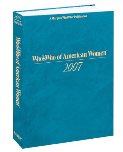 Beispielbild fr Who's Who Of American Women 2007-2008 zum Verkauf von Better World Books
