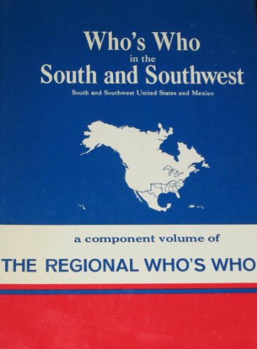 Beispielbild fr Who's Who in the South and Southwest zum Verkauf von Modetz Errands-n-More, L.L.C.