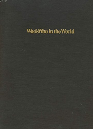 Stock image for Who's Who in the World 1984-85 for sale by Wonder Book