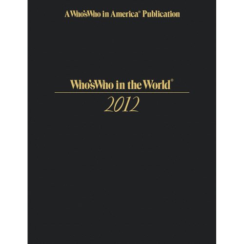 9780837911472: Who's Who in the World 2012 (29th Edition)