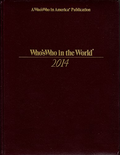 Stock image for Who's Who in the World: 2014 for sale by The Book Bin
