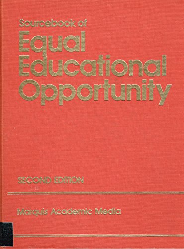 Beispielbild fr Sourcebook of Equal Educational Opportunity zum Verkauf von Better World Books