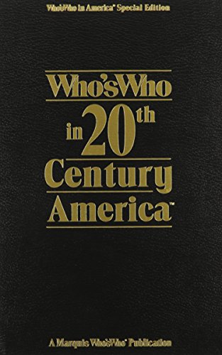 Beispielbild fr Who's Who in 20th Century America (Who's Who in America Special Edition) zum Verkauf von BookDepart