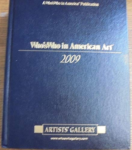 Stock image for Who's Who in American Art 2009 for sale by Ergodebooks