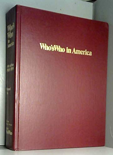 Beispielbild fr Who'sWho in America 2004 (Volume 1, A-K) zum Verkauf von Bookmarc's