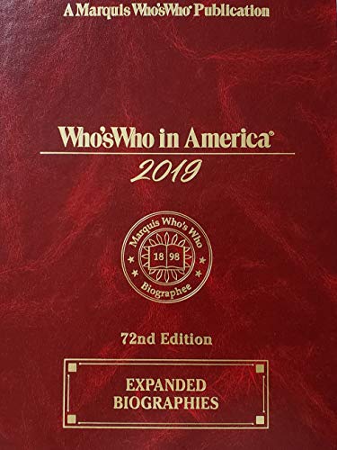 Stock image for Who's Who in America 2019 for sale by Wizard Books