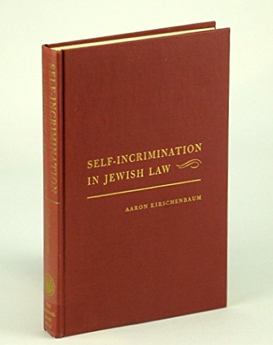 Beispielbild fr Self-Incrimination in Jewish Law zum Verkauf von HPB-Red