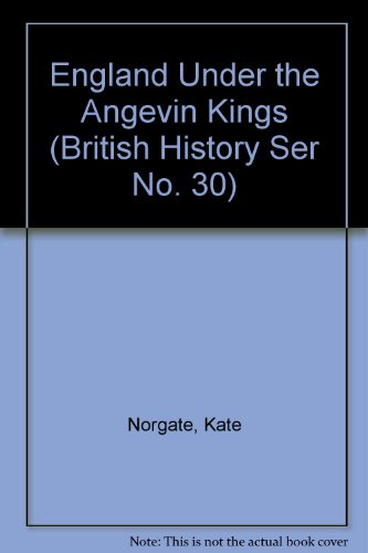 9780838301845: England Under the Angevin Kings (British History Ser No. 30)