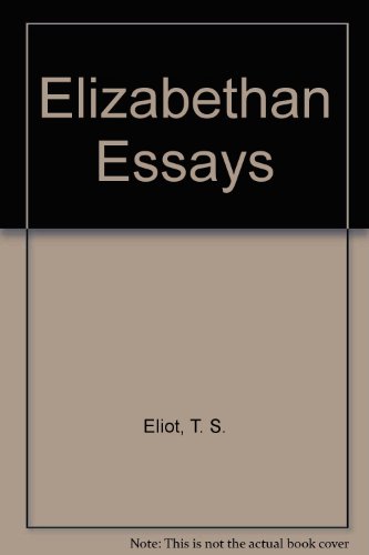 9780838305423: Elizabethan Essays