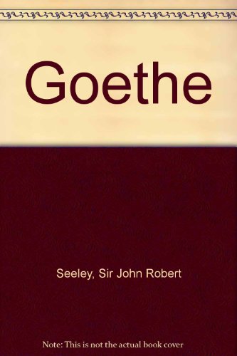 Stock image for Goethe for sale by Bookmonger.Ltd