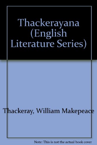 9780838311912: Thackerayana, 1901 (English Literature Series)