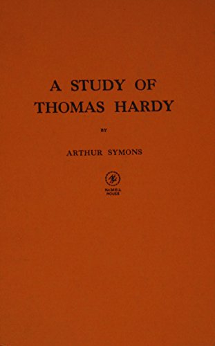 9780838312971: A Study of Thomas Hardy