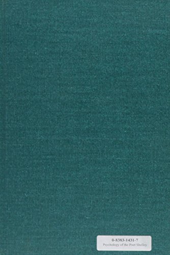 Psychology of the Poet Shelley (9780838314319) by Carpenter, Edward; Barnard, Guy Christian