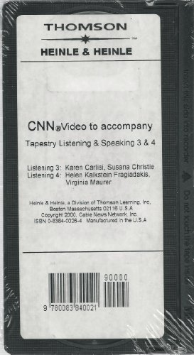 Tapestry Listening & Speaking 3 & 4 CNN Video (9780838400265) by Carlisi, Karen