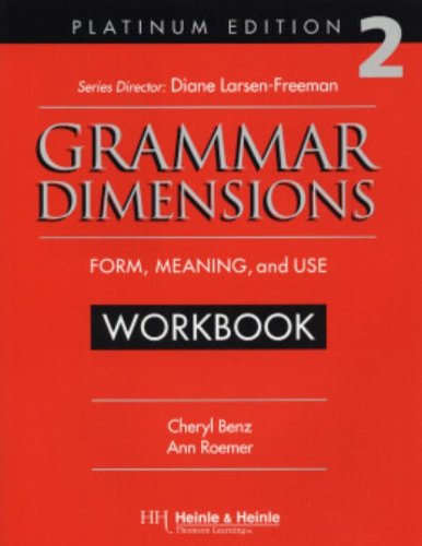 Stock image for Grammar Dimensions for sale by Better World Books