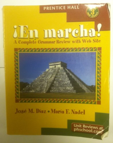 Imagen de archivo de En Marcha ! A Complete Grammar Review with Web Site (English and Spanish Edition) a la venta por Jenson Books Inc