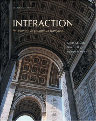 Stock image for Interaction : Révision de Grammaire Française for sale by Better World Books Ltd