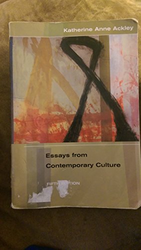 9780838406779: Essays from Contemporary Culture