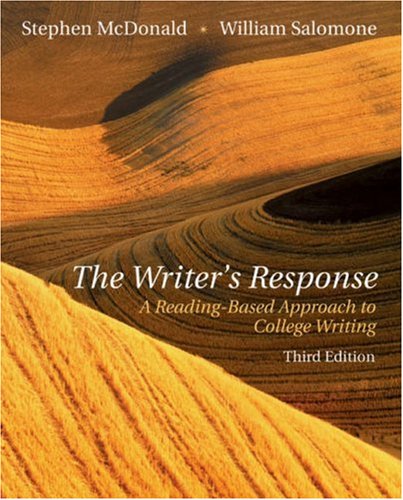 Beispielbild fr The Writer's Response : A Reading-Based Approach to College Writing zum Verkauf von Better World Books
