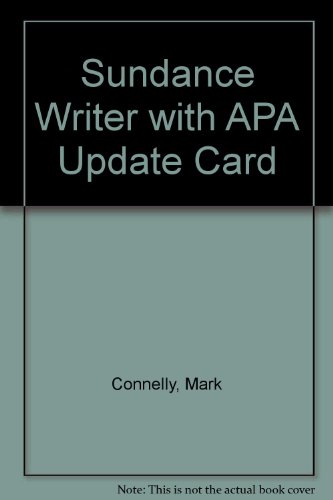 Sundance Writer with APA Update Card (9780838408124) by Connelly, Mark