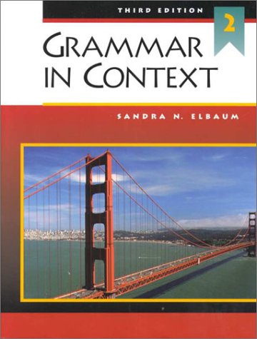 Imagen de archivo de Grammar in Context 2, Third Edition (Student Book) a la venta por SecondSale